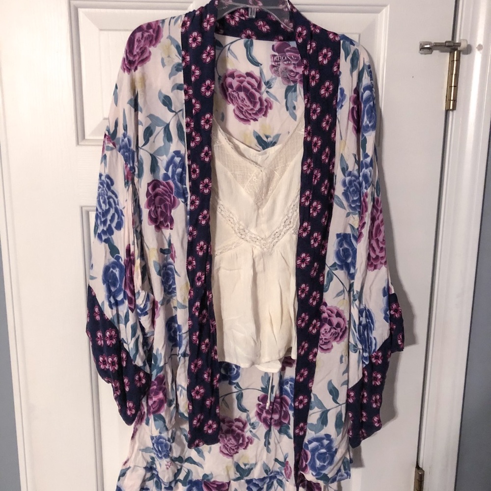 Beautiful floral kimono